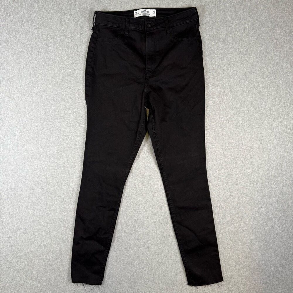 Hollister Womens Size 11R Curvy High Rise Skinny Denim Jeans Leggings Black